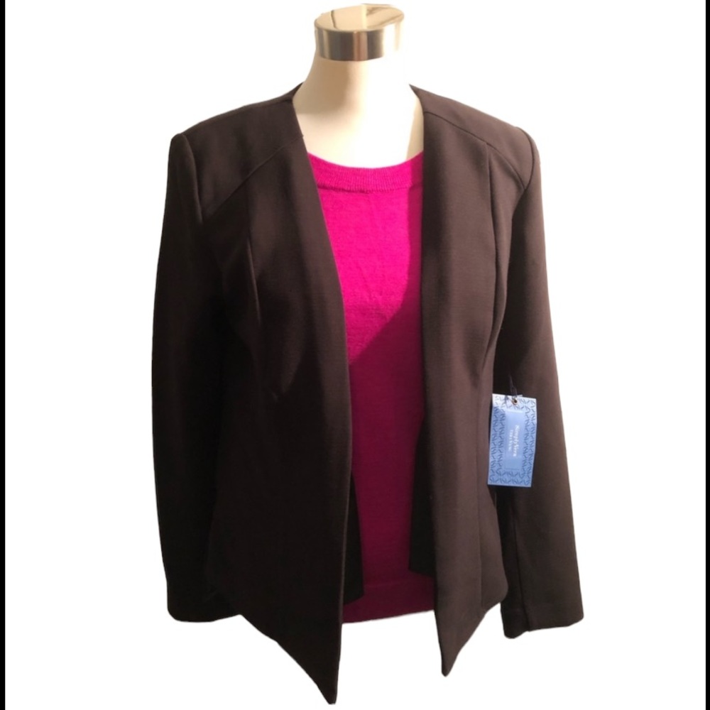 NWT Simply Vera- Vera Wang Black Blazer